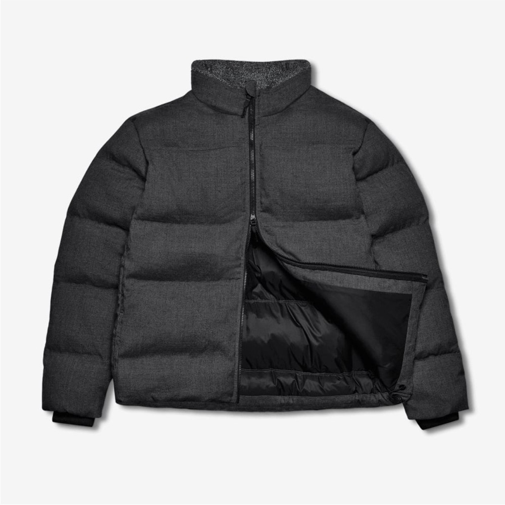 AllBirds Trino Women’s Puffer Coat Charcoal Size Small - Picture 12 of 13